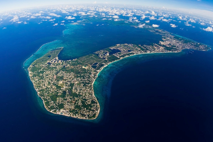 Aerial view of West Bay